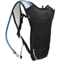 Backpack Bicycle backpack with 2 l water reservoir, for hiking, lightweight, black