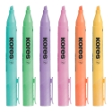 Korostuskynä KORES HIGH LINER PLUS, 4 pastelliväriä Korostuskynä KORES HIGH LINER PLUS, 4 pastelliväriä