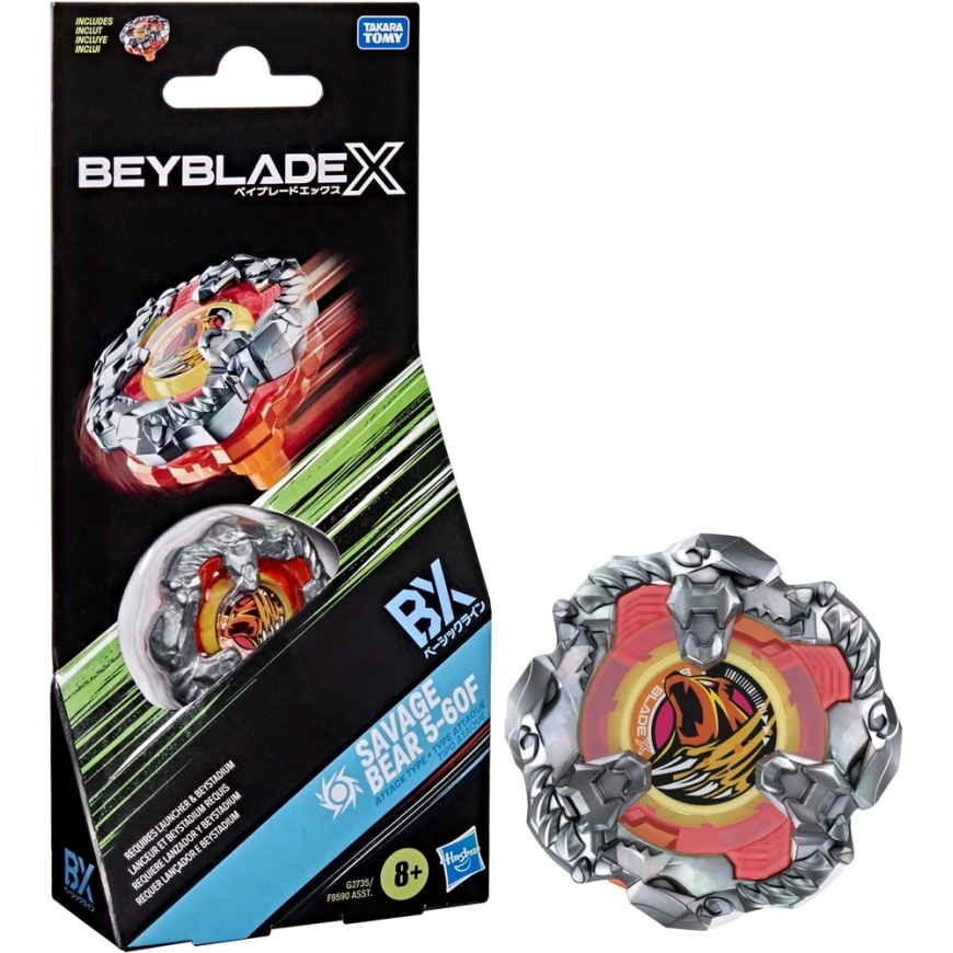 Hasbro Beyblade X | Дикий Медведь 5-60F BX Набор Бустеров