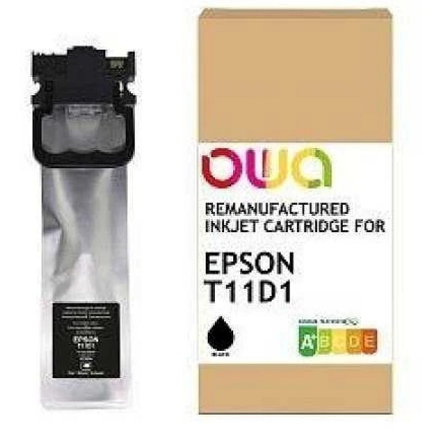 OWA Armor черный картридж для Epson WF C5390/5890, 100 мл, в комплекте C13T11D140