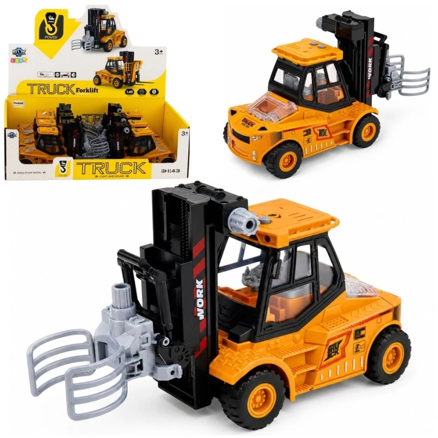 Lean Toys Trukkis yellow ja black 6 kpl. – 5