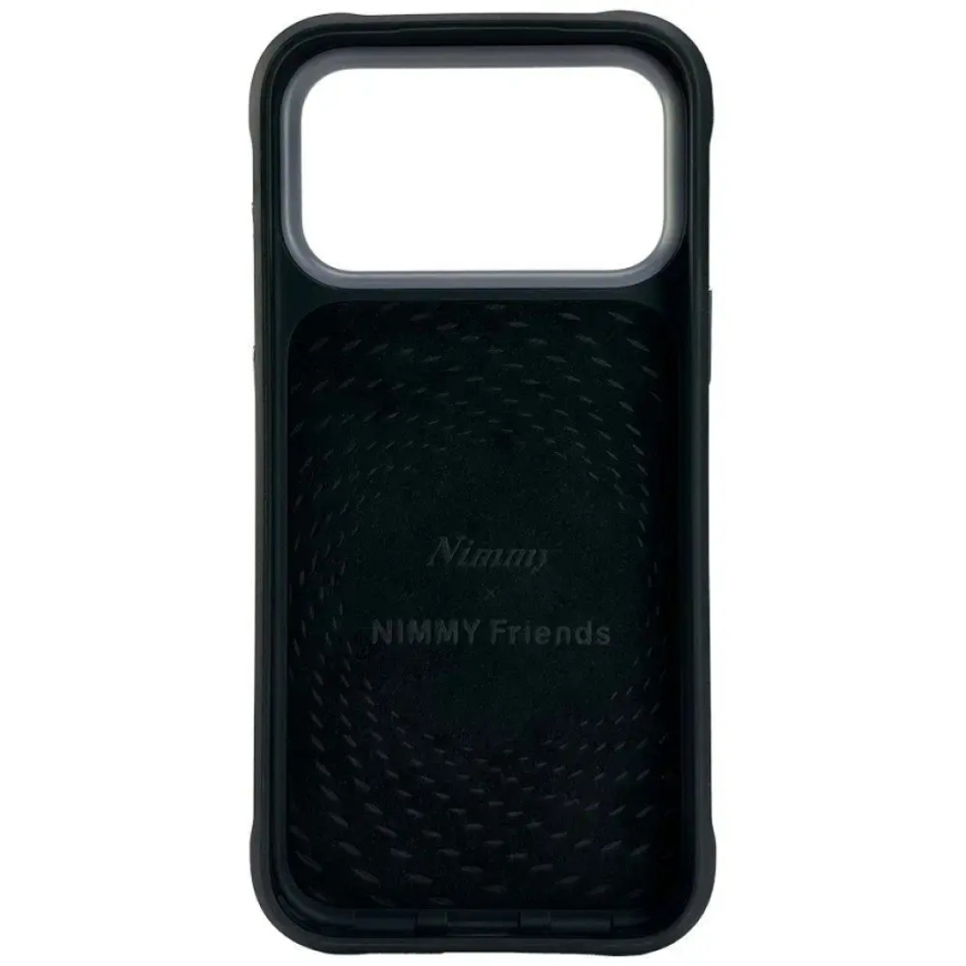 NIMMY dėklas DIDELIŲ AKIŲ MILŽINIŠKAI PANDĄ IPHONE 18 Pro/17 Pro juodas – 5