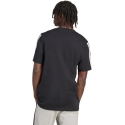 Miesten T-paita adidas 3-Stripes musta JV6783 (M) Miesten T-paita adidas 3-Stripes musta JV6783 (M)
