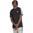 Miesten T-paita adidas 3-Stripes musta JV6783 (M) Miesten T-paita adidas 3-Stripes musta JV6783 (M)