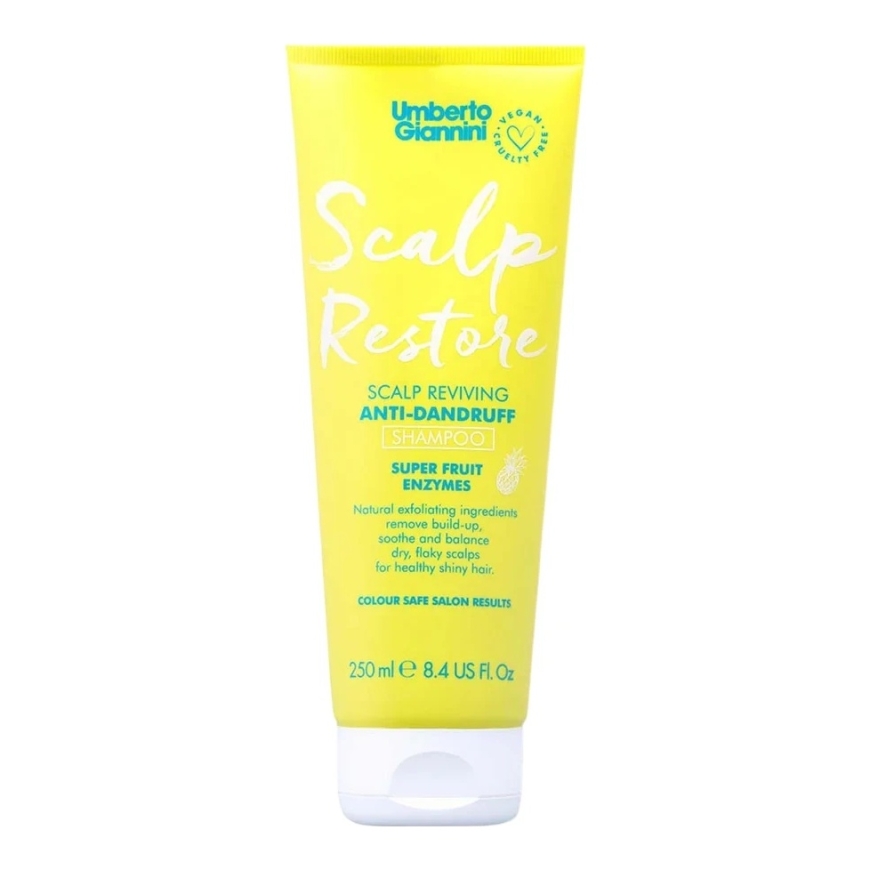 Umberto Giannini Scalp Restore vegan and cruelty-free anti-dandruff shampoo for scalp care, 250 ml