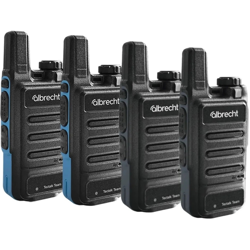 Albrecht Tectalk 4 Team PMR446 Radio Communication Device Set with Case, 4 pcs. (29812)
