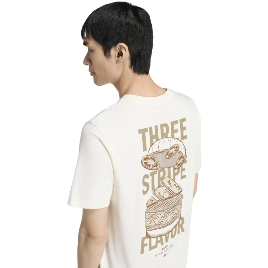 Мужская футболка adidas Burger Flavor Graphic кремовая KT9723 (XL) – 5