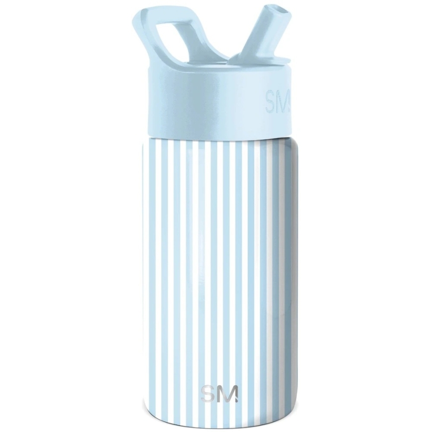 Бутылка для воды Simple Modern Summit с двухчастной крышкой 0,4 л Seaside Stripes