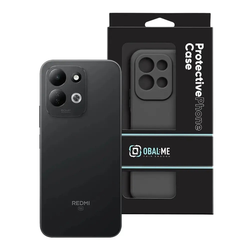 OBAL:ME Matte TPU Cover for Xiaomi Redmi 17 4G/5G Black – 2