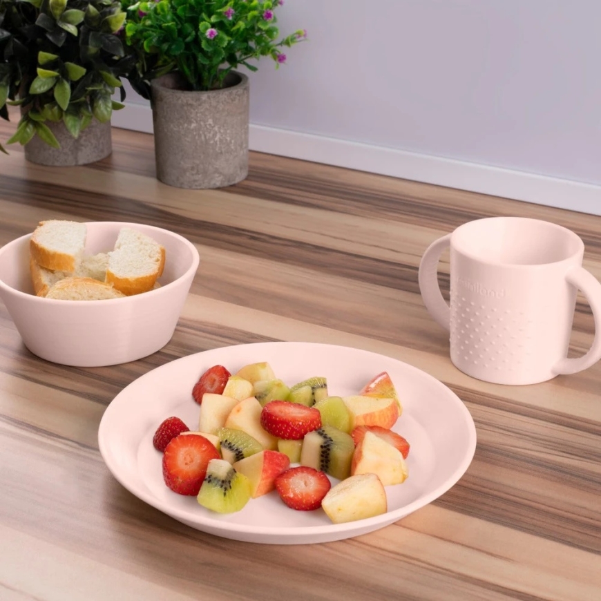 Miniland Children's Tableware Set Meal Set Round Candy 6 months+ – 4