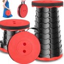 Folding Chair Icon, Foldable Stool for Home, Garden, Camping, Red