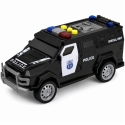 Lean Toys Žaislinis specialiųjų pajėgų policijos automobilis su šviesos ir garso efektais, juodos ir baltos spalvos, 15 × 6,5 × Lean Toys Žaislinis specialiųjų pajėgų policijos automobilis su šviesos ir garso efektais, juodos ir baltos spalvos, 15 × 6,5 ×