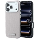 Karl Lagerfeld Grained Mono Resin Logo phone case with MagSafe support for iPhone 17 Pro Max | iPhone 18 Pro Max pink Karl Lagerfeld Grained Mono Resin Logo phone case with MagSafe support for iPhone 17 Pro Max | iPhone 18 Pro Max pink