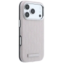 Karl Lagerfeld Grained Mono Resin Logo telefoni ümbris MagSafe toega iPhone 17 Pro Max | iPhone 18 Pro Max roosa Karl Lagerfeld Grained Mono Resin Logo telefoni ümbris MagSafe toega iPhone 17 Pro Max | iPhone 18 Pro Max roosa