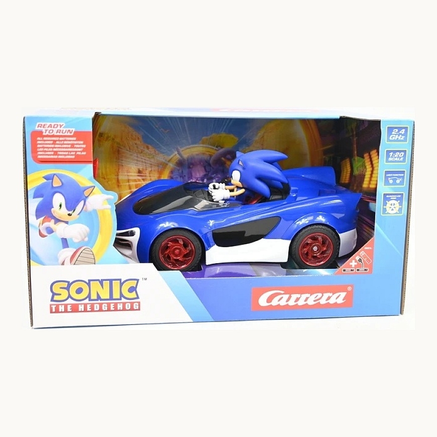 Nuotolinio valdymo automobiliukas Carrera Sonic Racing Crossworlds 2,4GHz – 2