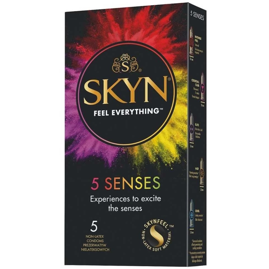 UNIMIL_Skyn 5 Senses kondoomid 5tk