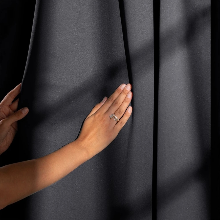 Suvēnā aizsardzība ar cilpām AmeliaHome 140 × 280 cm, antracīts – 2