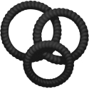 You2Toys Lust 3 Cock Rings black You2Toys Lust 3 Cock Rings black