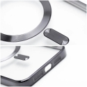 Electro Mag telefono dėklas su MagSafe palaikymu iPhone 17 juodas Electro Mag telefono dėklas su MagSafe palaikymu iPhone 17 juodas