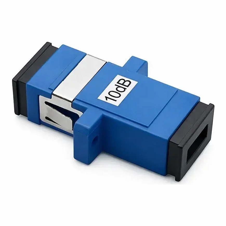 Qoltec Suppresor fiber optic SC/UPC(F) - SC/UPC(F) | Singlemode | 10dB