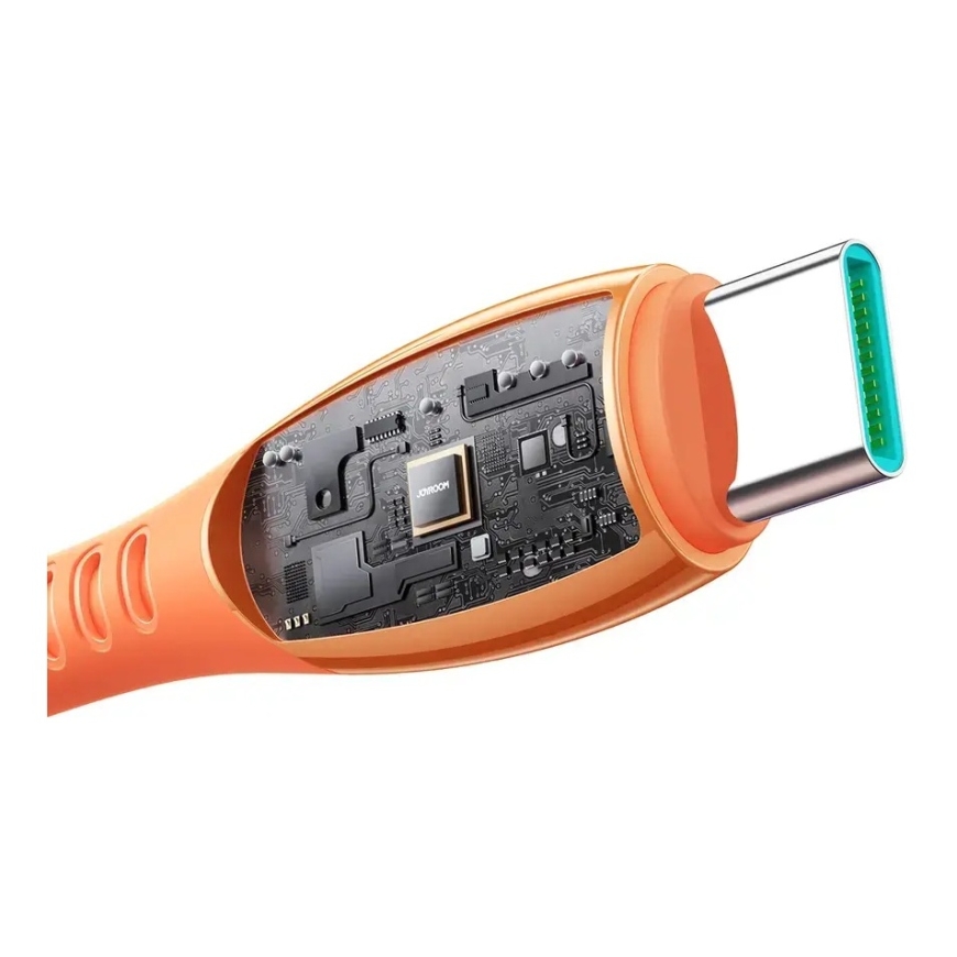 Joyroom S-A59 провод для передачи данных и зарядки | USB-A на USB-C | 15W | 1.2m | оранжевый – 4