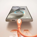 Joyroom S-A59 duomenų perdavimo ir įkrovimo laidas | USB-A į USB-C | 15W | 1.2m | oranžinis