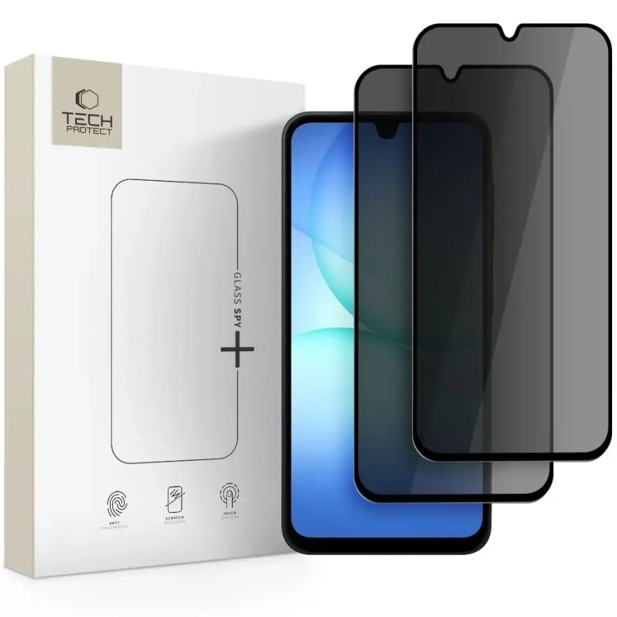 Tech-Protect Glass Spy+ grūdintas apsauginis stiklas telefonui Galaxy A16 4G | Galaxy A16 5G | Galaxy A26 5G | Galaxy A17 4G | G