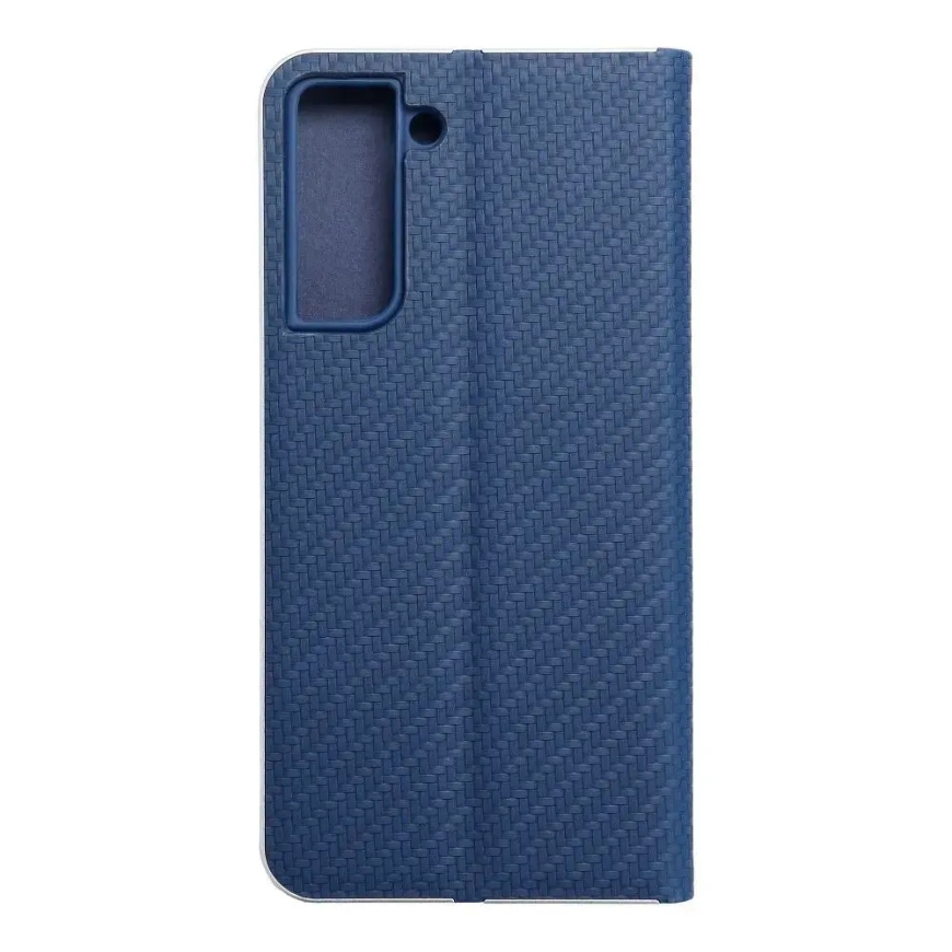 LUNA Book Carbon book type phone case for Samsung Galaxy S21 FE 5G (G990) blue – 2
