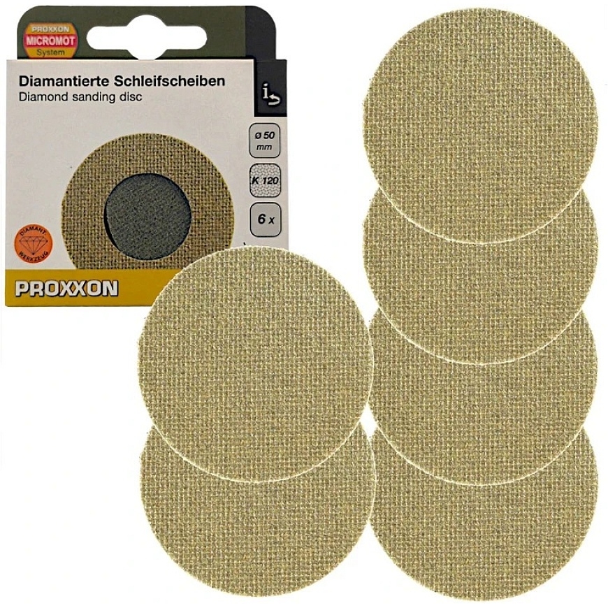 PROXXON Diamond Grinding Disc 50mm K400, 6pcs. – 4