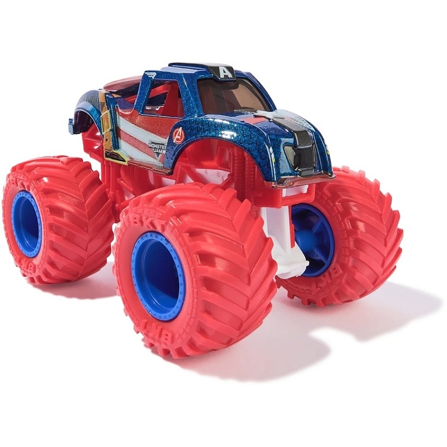 Monster Jam 5 ajoneuvopaketti Monster Truck Marvel Heroes 1:64 – 3