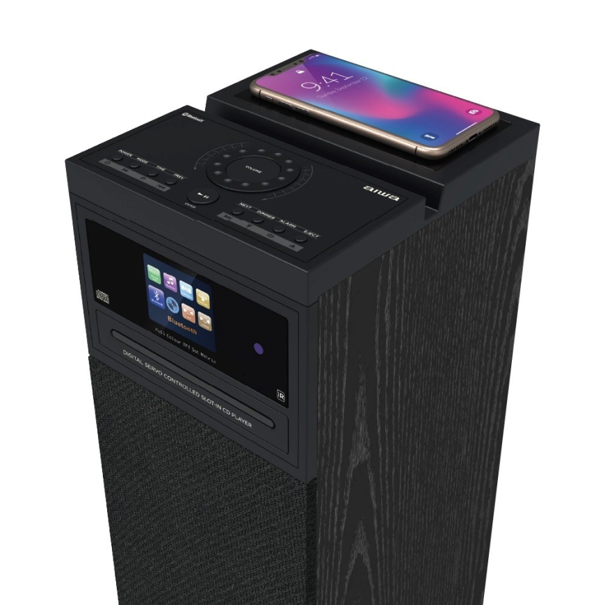 Aiwa TSBT-360 portatīvais/balles skaļrunis 2.1 portatīvais skaņu sistēma Melns 60 W – 4