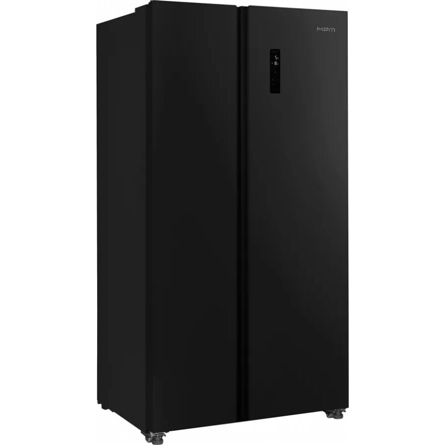 MPM‑563‑SBS‑16/D Side by Side Total No Frost ledusskapis 532 l Melns – 2