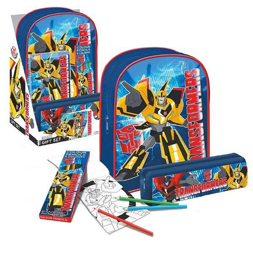 Kampaania - Starpak Transformers - (kott+pliiatsbox+pliiatsid+värvimisraamat) (poes saadaval)