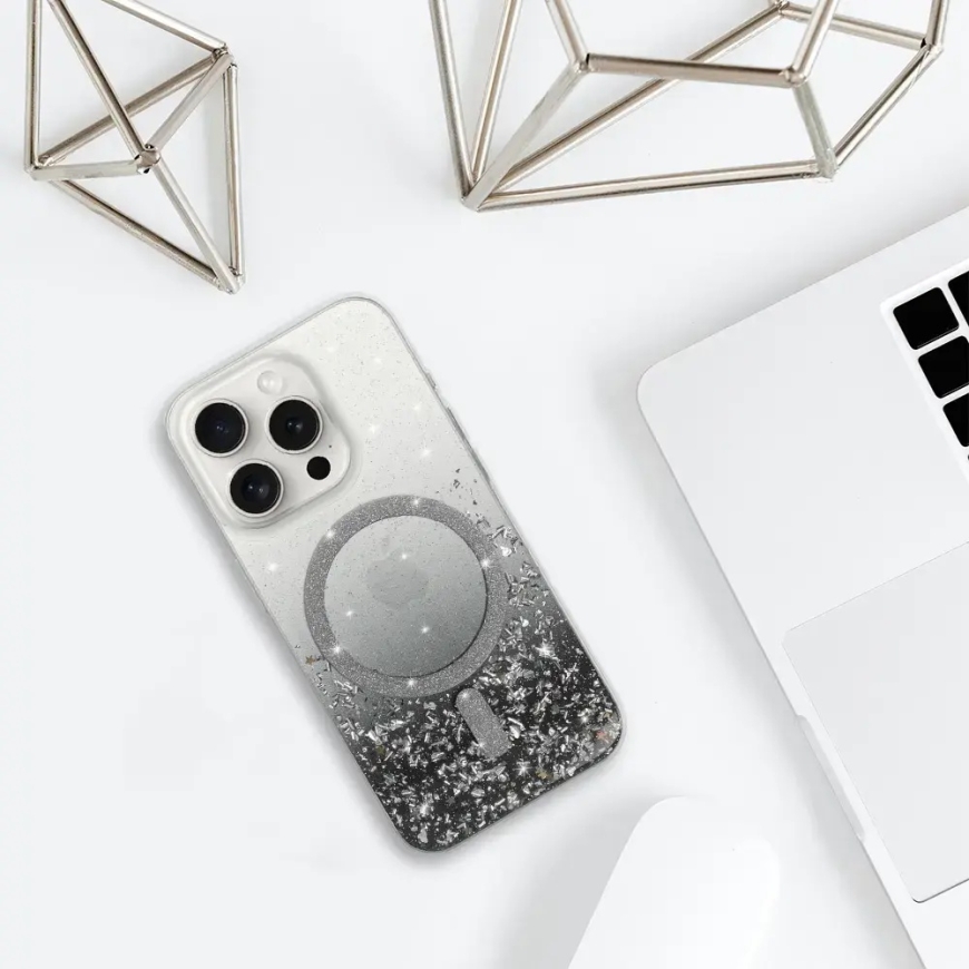 Tel Protect Moonlite telefoni ümbris MagSafe toega iPhone 12 Pro must läbipaistev – 5