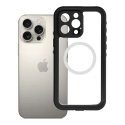 Dėklas iPhone 16 PRO MAX Shellbox Dot atsparus vandeniui suderinamas su MagSafe juodas Dėklas iPhone 16 PRO MAX Shellbox Dot atsparus vandeniui suderinamas su MagSafe juodas