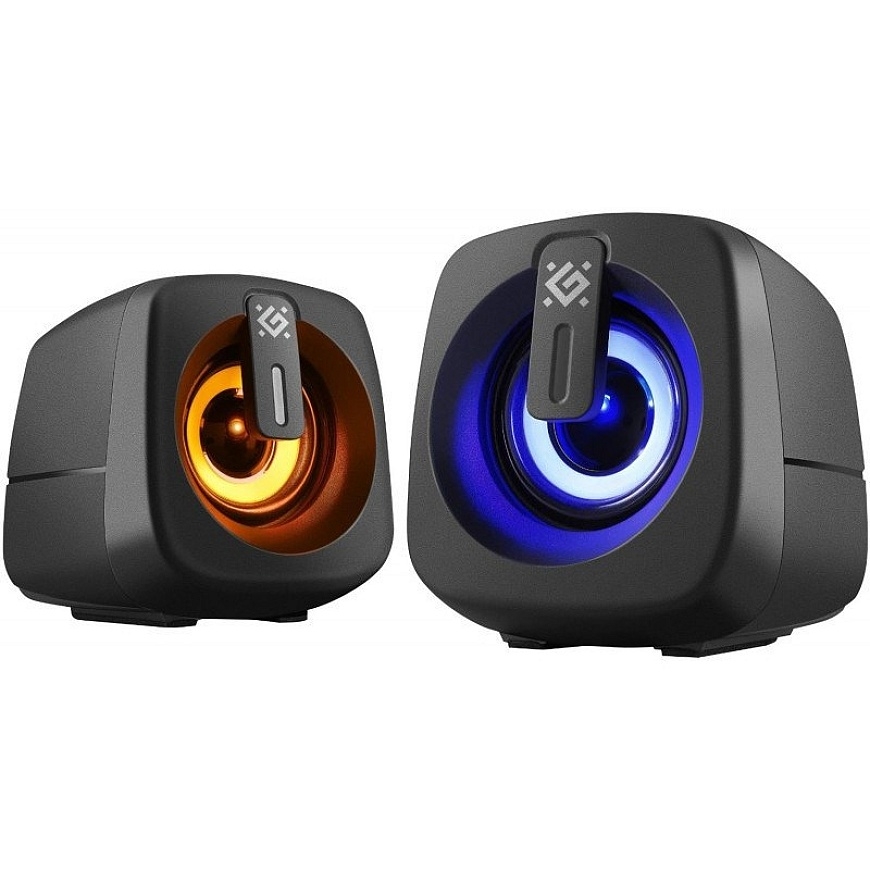 PC-KAIUTTIMET DEFENDER J1 2.0 6W LED USB MUSTA – 2