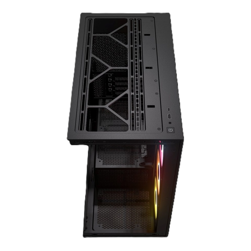Corsair 2800X RS-R ARGB Panoraminis Micro-ATX korpusas, Juodas – 2