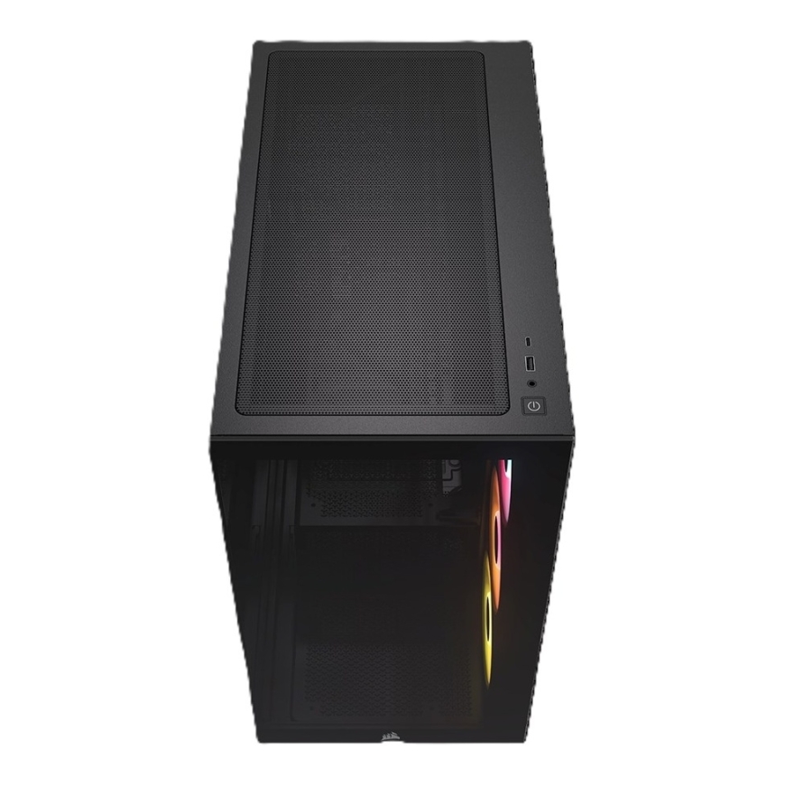 Corsair 2800X RS-R ARGB Panoraamne Micro-ATX korpus, Must – 3