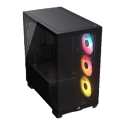 Corsair 2800X RS-R ARGB Panoramic Micro-ATX Case, Black Corsair 2800X RS-R ARGB Panoramic Micro-ATX Case, Black