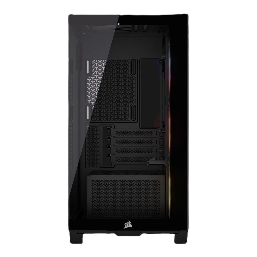 Corsair 2800X RS-R ARGB Panoraamne Micro-ATX korpus, Must – 5