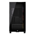 Corsair 2800X RS-R ARGB Panoraminis Micro-ATX korpusas, Juodas Corsair 2800X RS-R ARGB Panoraminis Micro-ATX korpusas, Juodas