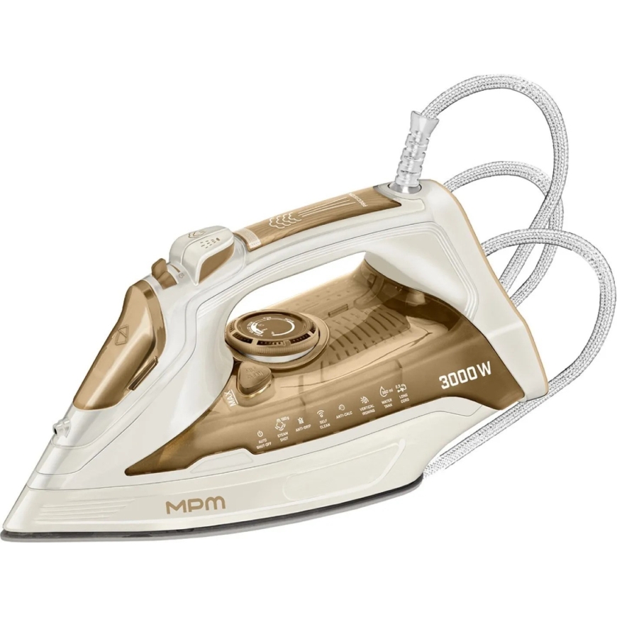 MPM MZE-31 Garų lygintuvas 3500 W Mėlyna, Juoda – 3