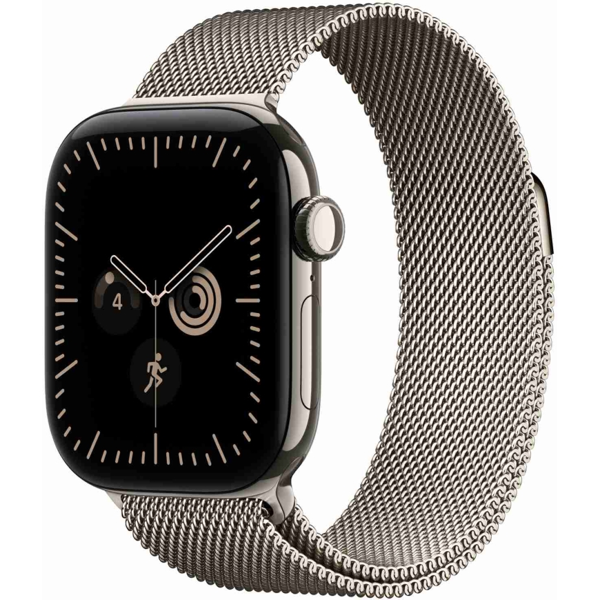 Apple 46mm Natural Milanese Loop M/L – 3