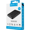 Sandberg "SemiSolidState Magnet Powerbank 5000mAh" juodas Sandberg "SemiSolidState Magnet Powerbank 5000mAh" juodas