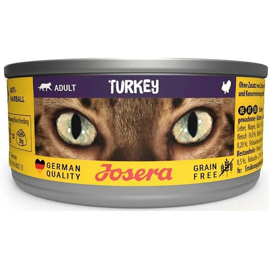 JOSERA Влажный корм для кошек с индейкой 85 г