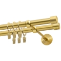 Decastyl Divkāršu aizkari FI 19 MM SĀNU BRASS 320 CM LUNA AR RATU KOWALSKI Decastyl Divkāršu aizkari FI 19 MM SĀNU BRASS 320 CM LUNA AR RATU KOWALSKI
