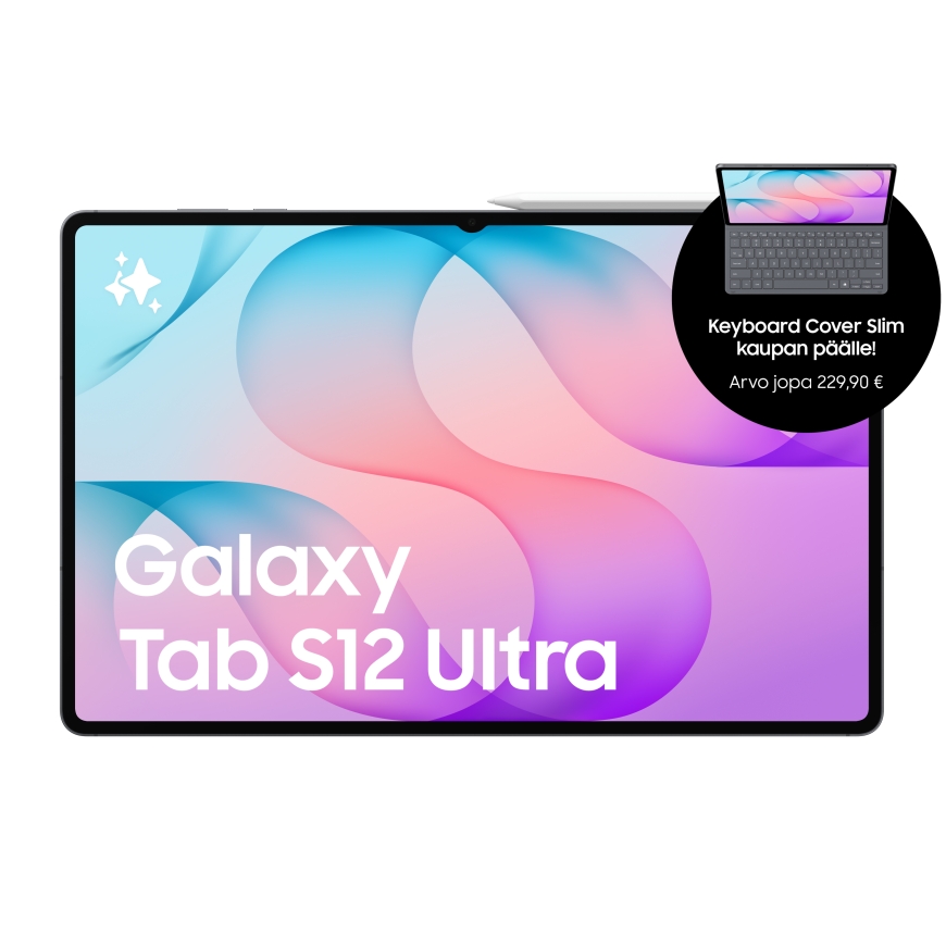 Samsung Galaxy Tab S12 Ultra 14.6" WiFi tablet, 12 GB / 256 GB, Android 17, gray