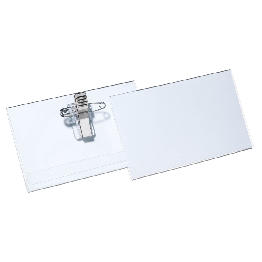 Durable vardo ženklų viršelis 54 x 90 mm kombinuota segtuvė