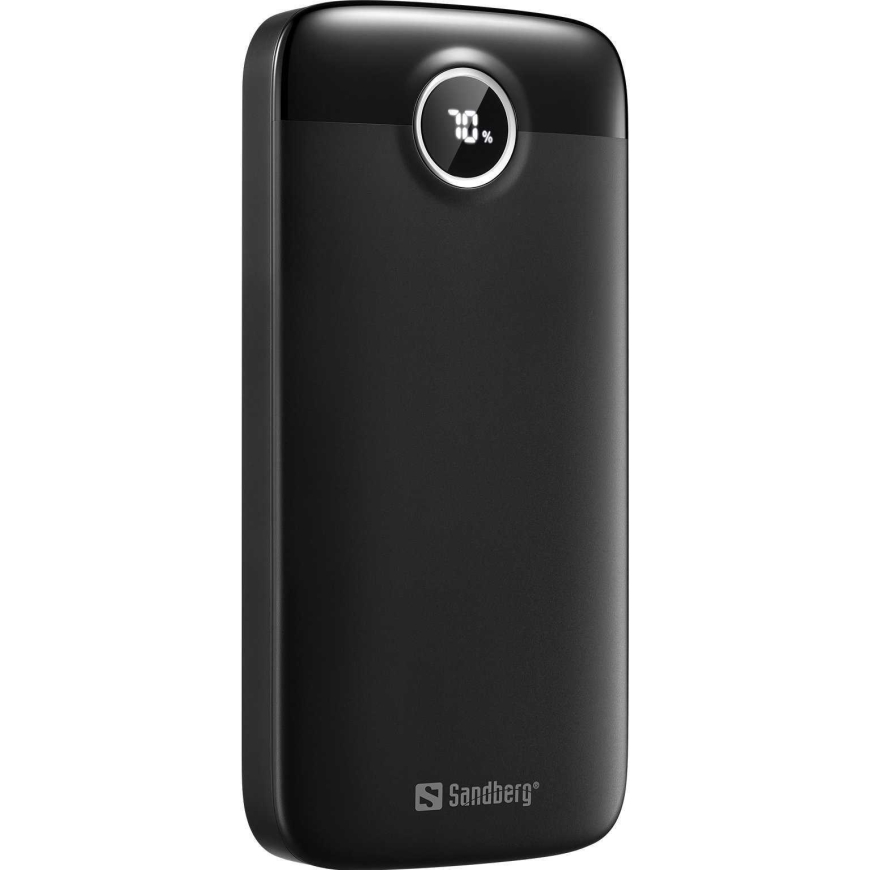 Sandberg "SemiSolidState Powerbank 10000mAh" Melns