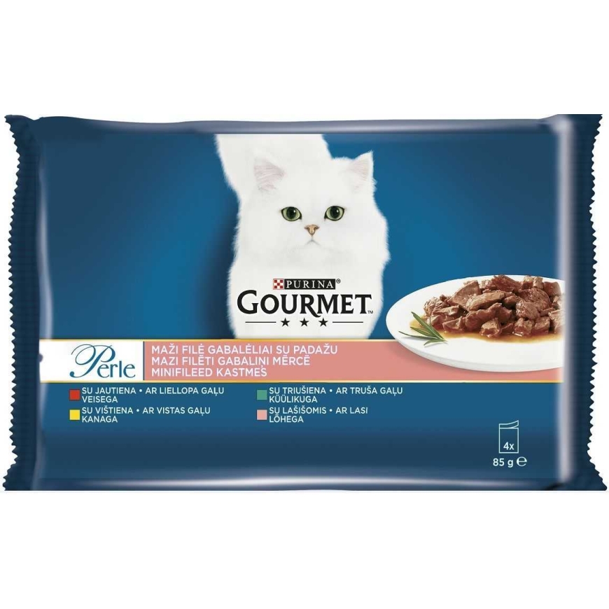 GOURMET Perle Adult Mix 4x85g